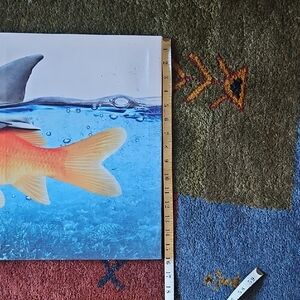 Gold and Orange Fish Poster